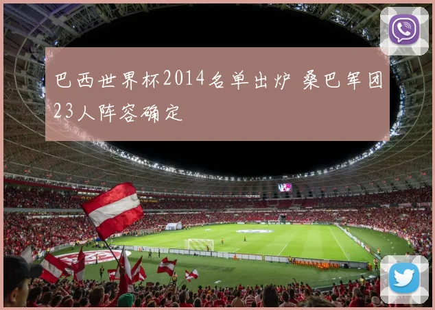巴西世界杯2014名单出炉 桑巴军团23人阵容确定